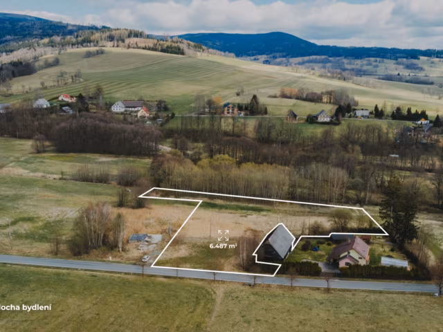 Prodej stavebního pozemku 7544 m² Dolní Morava